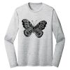 Sublimatable PosiCharge Long Sleeve Electric Heather Tee Thumbnail