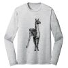 Sublimatable PosiCharge Long Sleeve Electric Heather Tee Thumbnail