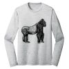 Sublimatable PosiCharge Long Sleeve Electric Heather Tee Thumbnail