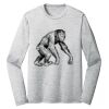 Sublimatable PosiCharge Long Sleeve Electric Heather Tee Thumbnail