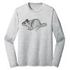 Sublimatable PosiCharge Long Sleeve Electric Heather Tee Thumbnail