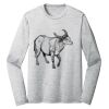 Sublimatable PosiCharge Long Sleeve Electric Heather Tee Thumbnail