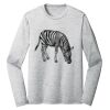 Sublimatable PosiCharge Long Sleeve Electric Heather Tee Thumbnail