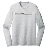 Sublimatable PosiCharge Long Sleeve Electric Heather Tee Thumbnail