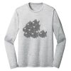 Sublimatable PosiCharge Long Sleeve Electric Heather Tee Thumbnail