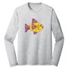 Sublimatable PosiCharge Long Sleeve Electric Heather Tee Thumbnail