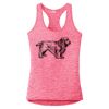 Multi-Color Sublimatable Ladies PosiCharge Electric Heather Racerback Tank Thumbnail