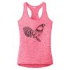 Multi-Color Sublimatable Ladies PosiCharge Electric Heather Racerback Tank Thumbnail