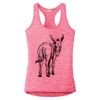 Multi-Color Sublimatable Ladies PosiCharge Electric Heather Racerback Tank Thumbnail