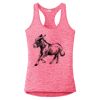 Multi-Color Sublimatable Ladies PosiCharge Electric Heather Racerback Tank Thumbnail