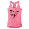 Multi-Color Sublimatable Ladies PosiCharge Electric Heather Racerback Tank Thumbnail