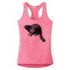 Multi-Color Sublimatable Ladies PosiCharge Electric Heather Racerback Tank Thumbnail