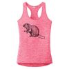 Multi-Color Sublimatable Ladies PosiCharge Electric Heather Racerback Tank Thumbnail