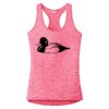 Multi-Color Sublimatable Ladies PosiCharge Electric Heather Racerback Tank Thumbnail