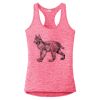 Multi-Color Sublimatable Ladies PosiCharge Electric Heather Racerback Tank Thumbnail