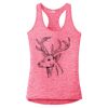 Multi-Color Sublimatable Ladies PosiCharge Electric Heather Racerback Tank Thumbnail