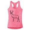 Multi-Color Sublimatable Ladies PosiCharge Electric Heather Racerback Tank Thumbnail