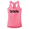 Multi-Color Sublimatable Ladies PosiCharge Electric Heather Racerback Tank Thumbnail