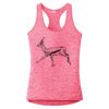 Multi-Color Sublimatable Ladies PosiCharge Electric Heather Racerback Tank Thumbnail