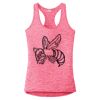 Multi-Color Sublimatable Ladies PosiCharge Electric Heather Racerback Tank Thumbnail