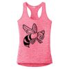 Multi-Color Sublimatable Ladies PosiCharge Electric Heather Racerback Tank Thumbnail