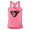 Multi-Color Sublimatable Ladies PosiCharge Electric Heather Racerback Tank Thumbnail