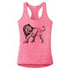 Multi-Color Sublimatable Ladies PosiCharge Electric Heather Racerback Tank Thumbnail