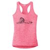 Multi-Color Sublimatable Ladies PosiCharge Electric Heather Racerback Tank Thumbnail