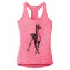 Multi-Color Sublimatable Ladies PosiCharge Electric Heather Racerback Tank Thumbnail