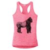 Multi-Color Sublimatable Ladies PosiCharge Electric Heather Racerback Tank Thumbnail