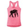 Multi-Color Sublimatable Ladies PosiCharge Electric Heather Racerback Tank Thumbnail