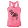 Multi-Color Sublimatable Ladies PosiCharge Electric Heather Racerback Tank Thumbnail