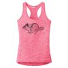 Multi-Color Sublimatable Ladies PosiCharge Electric Heather Racerback Tank Thumbnail