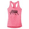 Multi-Color Sublimatable Ladies PosiCharge Electric Heather Racerback Tank Thumbnail