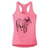 Multi-Color Sublimatable Ladies PosiCharge Electric Heather Racerback Tank Thumbnail