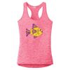 Multi-Color Sublimatable Ladies PosiCharge Electric Heather Racerback Tank Thumbnail