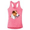 Multi-Color Sublimatable Ladies PosiCharge Electric Heather Racerback Tank Thumbnail